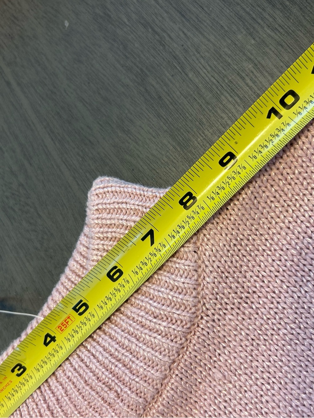 Vintage J.G. Hook Silk Cotton Linen Pink Mock Neck Feminine Sweater Vest - Picture 6 of 6